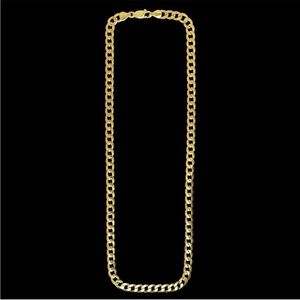 10K Gold, 5.5MM Solid Curb Cuban Chain